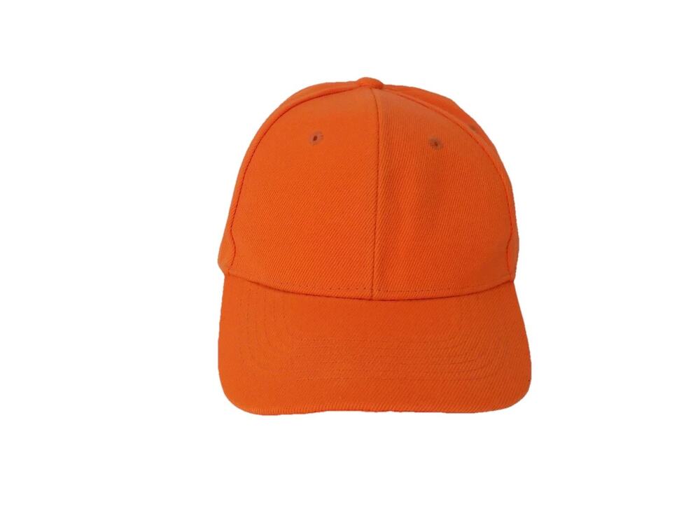 Neon orange baseball hat cap One Size Unisex